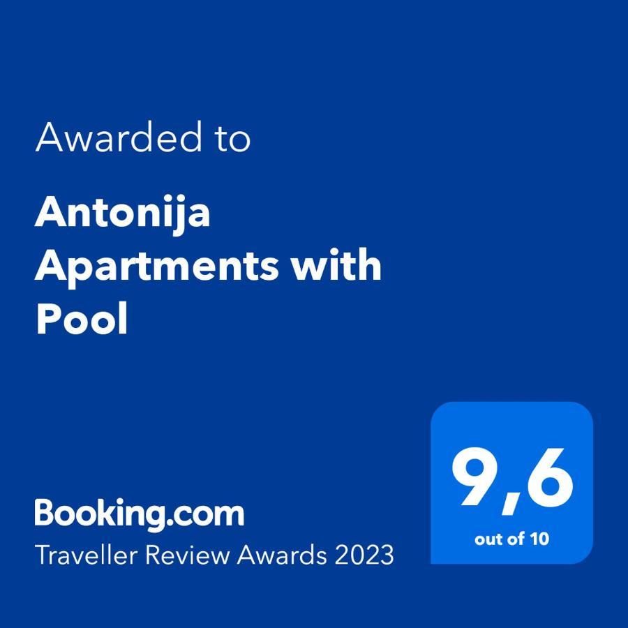 Antonija Apartments With Pool Биоград-на-Мору Экстерьер фото